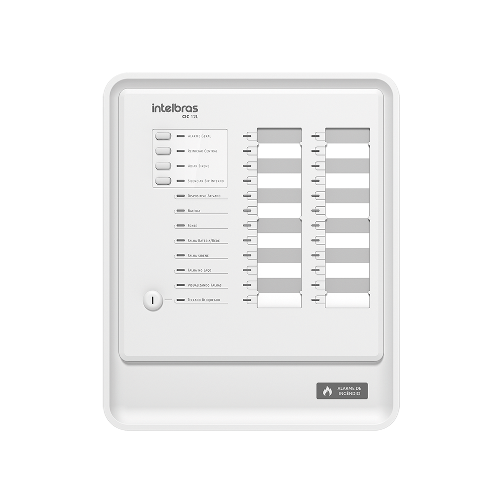 Central de alarme de incêndio convencional CIC 12L